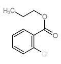 Benzoic acid,2-chloro-, propyl ester Structure