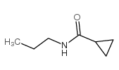 N-丙基环丙酰胺结构式