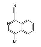 4-BROMO-ISOQUINOLINE-1-CARBONITRILE structure