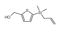 2-allyldimethylsilyl-5-hydroxymethylthiophene Structure