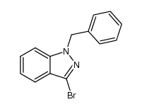 1-Benzyl-3-bromo-1H-indazole结构式
