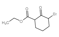 2-溴-6-(乙氧羰基)环己酮结构式