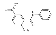 2-氨基-5-硝基苯甲酰替苯胺结构式