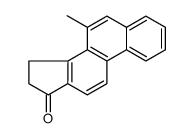 15,16-Dihydro-7-methyl-17H-cyclopenta(a)phenanthren-17-one结构式