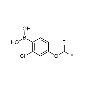 (2-Chloro-4-(difluoromethoxy)phenyl)boronic acid Structure