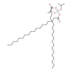 bis(propan-2-olato)bis(stearato-O)titanium structure