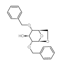 1,6-ANHYDRO-2,4-DI-O-BENZYL-BETA-D-GLUCOPYRANOSE Structure