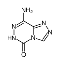 1,2,4-Triazolo[4,3-d][1,2,4]triazin-5(6H)-one,8-amino-(9CI) Structure