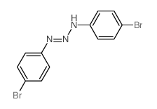 4-bromo-N-(4-bromophenyl)diazenyl-aniline结构式