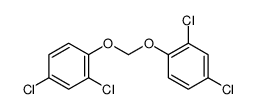 2,4-dichloro-1-[(2,4-dichlorophenoxy)methoxy]benzene Structure