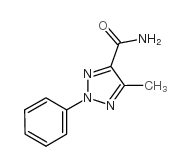 5-METHYL-2-PHENYL-2H-1,2,3-TRIAZOLE-4-CARBOXAMIDE structure