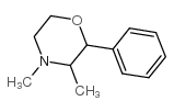 cis-3,4-dimethyl-2-phenylmorpholine Structure