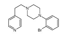 1-(2-bromophenyl)-4-(2-pyridin-4-ylethyl)piperazine Structure