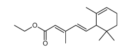 ethyl 5-(2,6,6-trimethyl-2-cyclohexenyl)3-methyl-2,4-pentadienoate结构式