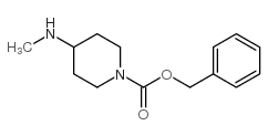 1-Cbz-4-甲氨基哌啶结构式