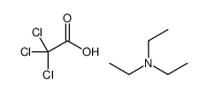 N,N-diethylethanamine,2,2,2-trichloroacetic acid结构式