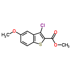 methyl 3-chloro-5-methoxy-1-benzothiophene-2-carboxylate Structure