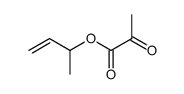 1-methylprop-2-enyl 2-oxopropanoate结构式