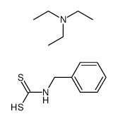 benzyldithiocarbamate triethylamine salt Structure