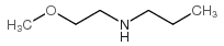 N-(2-甲氧乙基)丙胺结构式