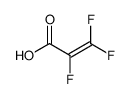 2,3,3-trifluoroacrylic acid Structure