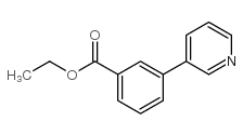3-吡啶-3-基-苯甲酸乙酯结构式