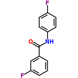 3-Fluoro-N-(4-fluorophenyl)benzamide结构式