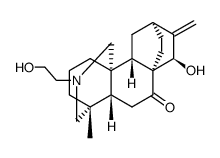 16,17-Didehydro-15β-hydroxy-21-(2-hydroxyethyl)-4-methylatidan-7-one Structure