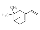 Bicyclo[3.1.1]hept-2-ene,2-ethenyl-6,6- dimethyl- Structure