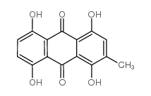 9,10-Anthracenedione,1,4,5,8-tetrahydroxy-2-methyl-结构式
