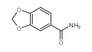 1,3-苯并间二氧杂环戊烯-5-羧酰胺结构式