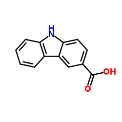 9H-咔唑-3-羧酸结构式
