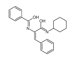 N-[(Z)-3-(cyclohexylamino)-3-oxo-1-phenylprop-1-en-2-yl]benzamide结构式