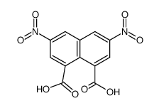 3,6-dinitro-naphthalene-1,8-dicarboxylic acid结构式