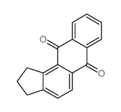 2,3-dihydro-1H-cyclopenta[a]anthracene-6,11-dione结构式