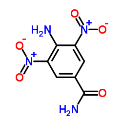 4-氨基-3,5-二硝基苯甲酰胺结构式