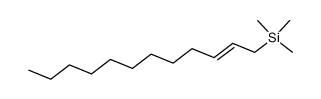 1-(trimethylsilyl)dodec-3-ene Structure