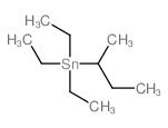 butan-2-yl-triethyl-stannane结构式