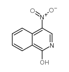 4-硝基异喹啉-1-醇结构式