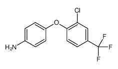 4-[2-chloro-4-(trifluoromethyl)phenoxy]aniline结构式