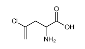 4-chloro-2-amino-4-pentenoic acid结构式