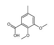 2,3-二甲氧基-5-甲基苯甲酸结构式