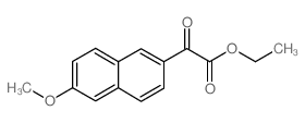 ETHYL 6-METHOXY-2-NAPHTHOYLFORMATE结构式