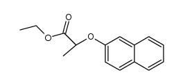 ethyl 2-(2-naphthoxy)propanoate结构式