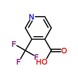3-(三氟甲基)异烟酸结构式