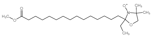 2-ETHYL-2-(15-METHOXY-15-OXOPENTADECYL)-4,4-DIMETHYL-3-OXAZOLIDINYLOXY Structure