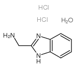 2-(胺甲基)苯并咪唑二盐酸盐结构式