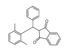 2-[(2,6-dimethylphenyl)-phenylmethyl]indene-1,3-dione Structure