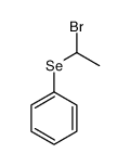 1-bromoethylselanylbenzene Structure