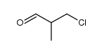 3-chloro-2-methyl-propionaldehyde Structure